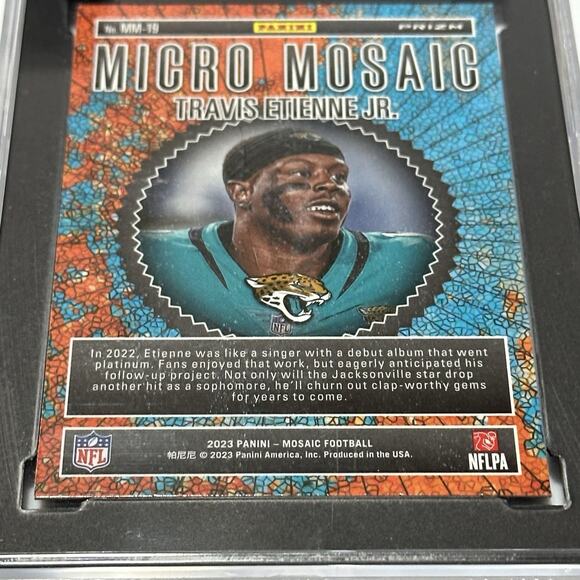 2023 Panini Mosaic Micro Mosaic Travis Etienne #MM-19 NFL - SCG 10 - Jaguars - Picture 5 of 5
